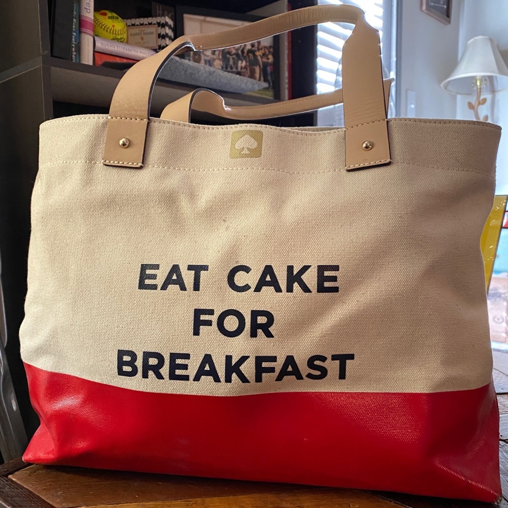 Kate Spade “Eat Cake for Breakfast” tote